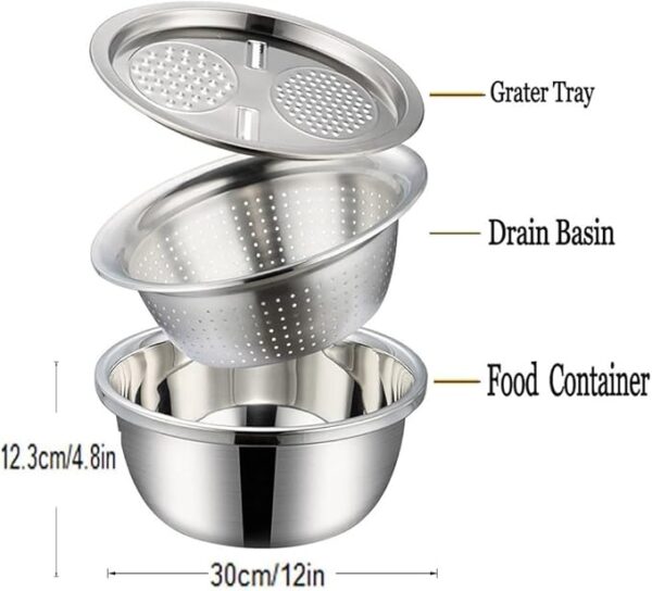 طقم مبشرة ومصفاة متعددة الاستخدام 3×1