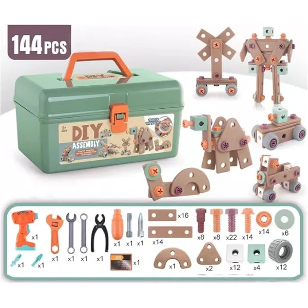 مجموعة أدوات البناء التعليمية للأطفال (su-gm) - الصورة 3