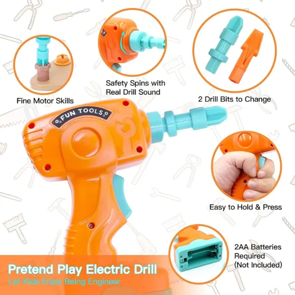 مجموعة أدوات البناء التعليمية للأطفال (su-gm) - الصورة 4